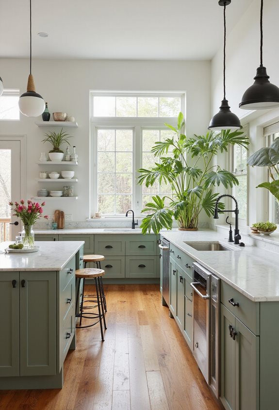 schéma de couleurs à concept ouvert