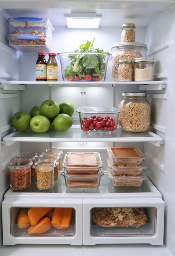 un réfrigérateur organisé fait gagner du temps