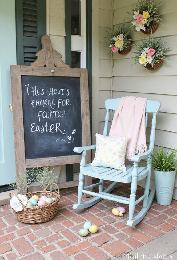 tableau de salutations de Pâques personnalisé