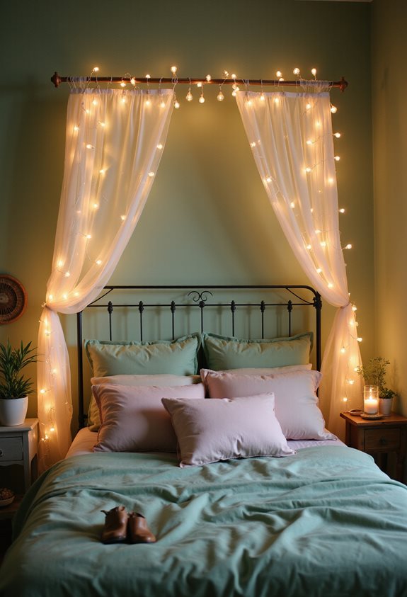 idées d'éclairage romantique et chaleureux