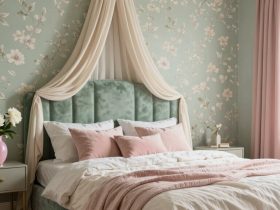 chambres vert sauge et rose