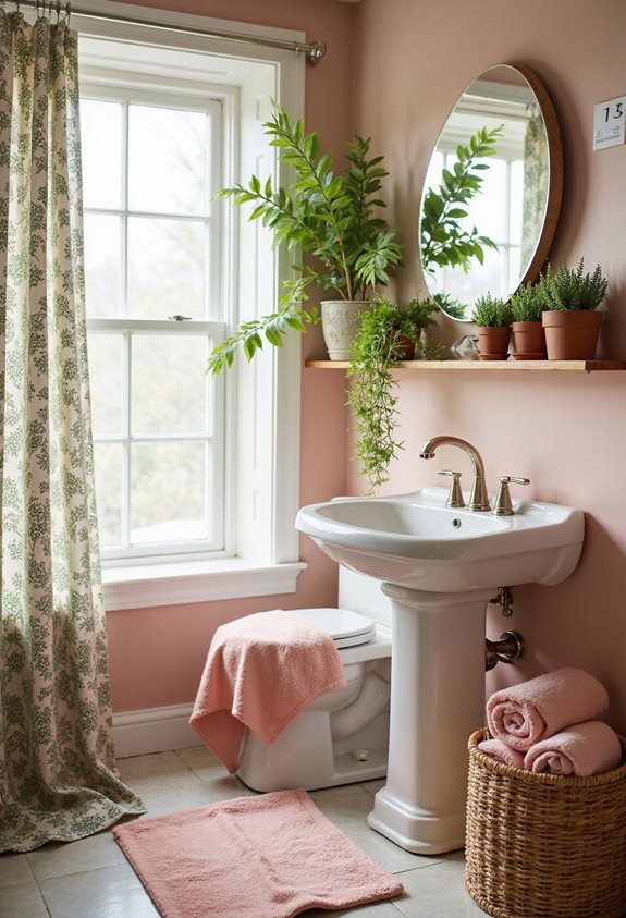 idées de décoration de salle de bain saisonnières