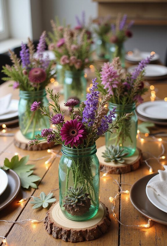 décor inspiré de la nature saisonnière