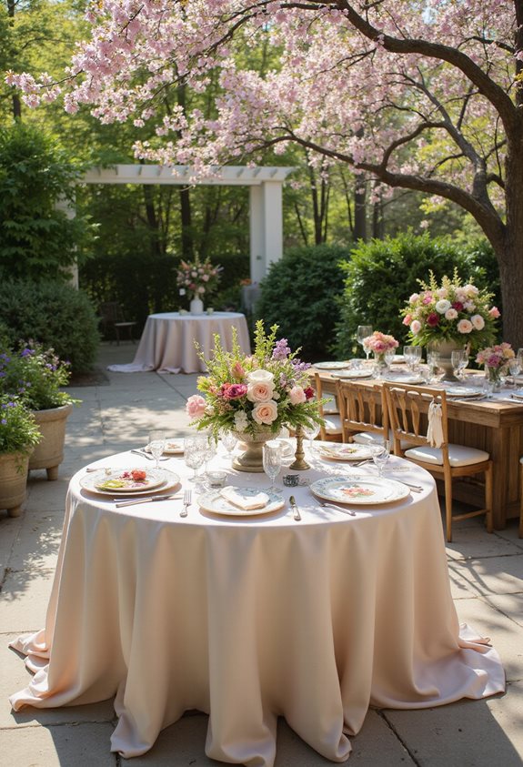 formes et configurations de table