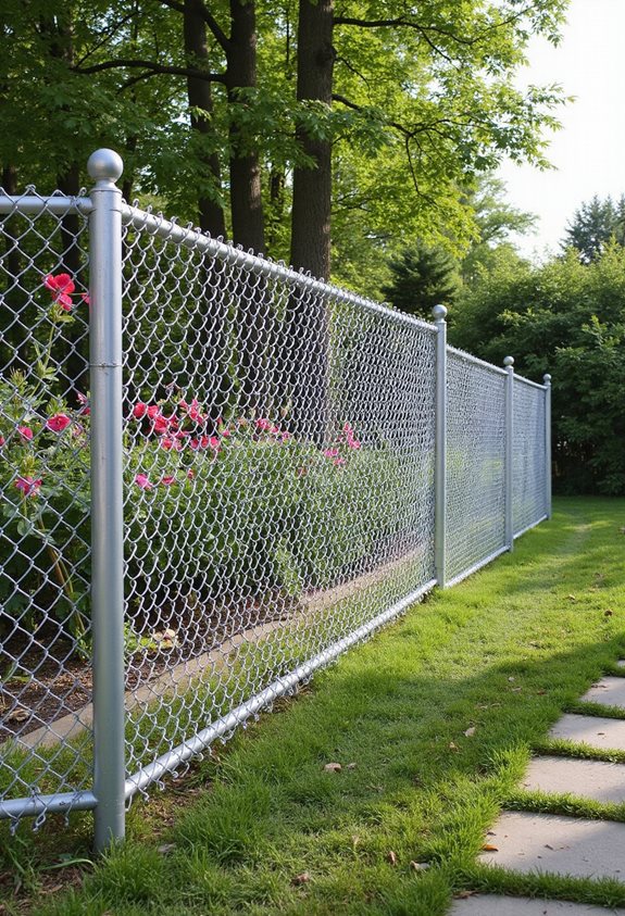 clôtures en chaîne durables et abordables