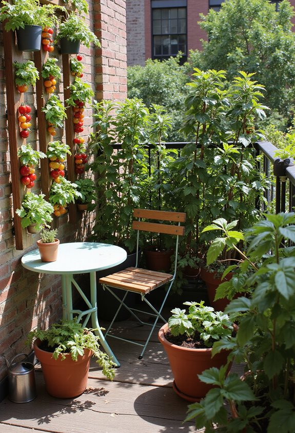 guide de jardin comestible sur balcon