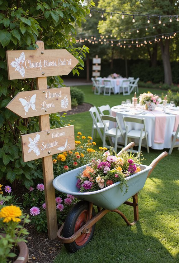 idées de signalisation charmante pour le jardin