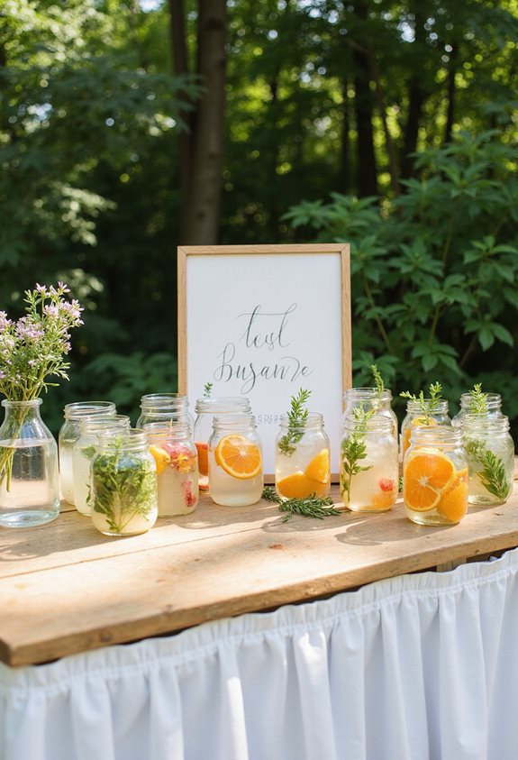 station de boisson personnalisable et colorée