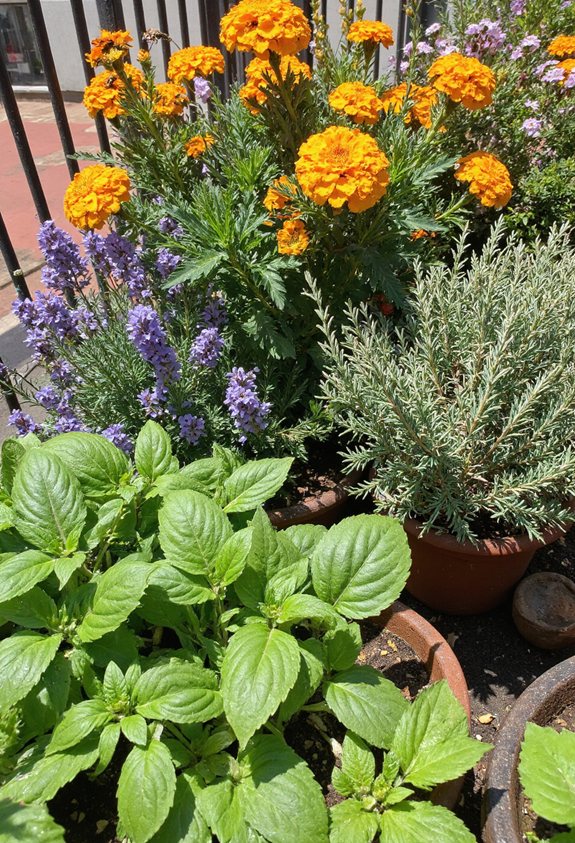 fleurs colorées accueillantes pour les pollinisateurs