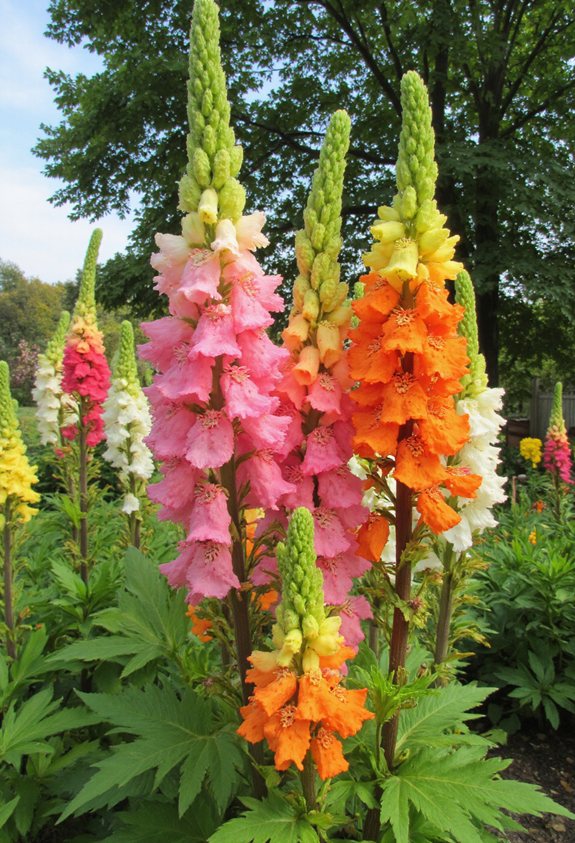 fleurs colorées fantaisistes faciles à cultiver