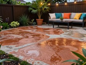 idées de rénovation de patio en béton