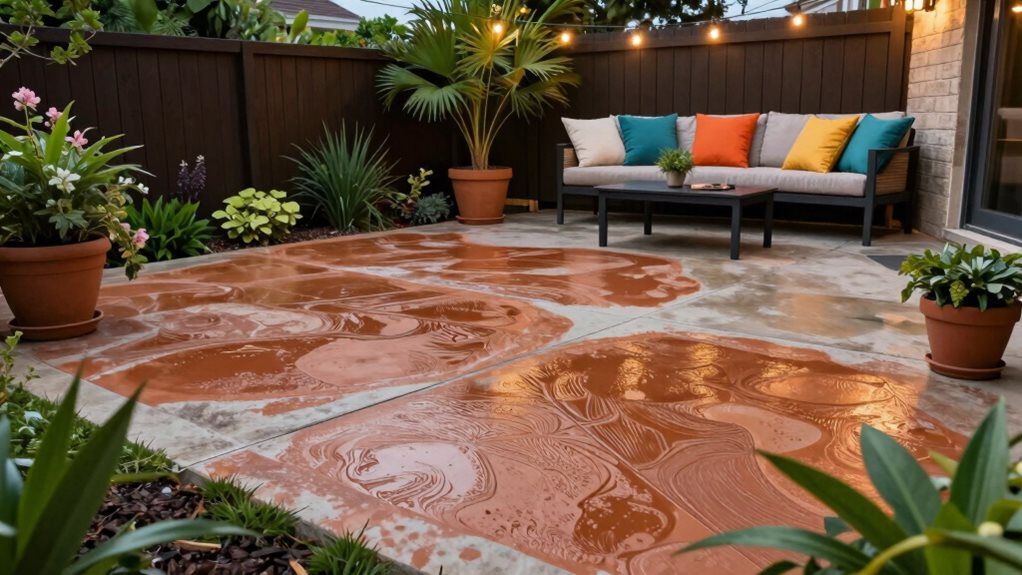 idées de rénovation de patio en béton