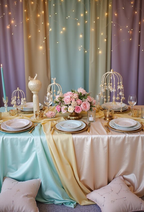 thème de baby shower cosmique