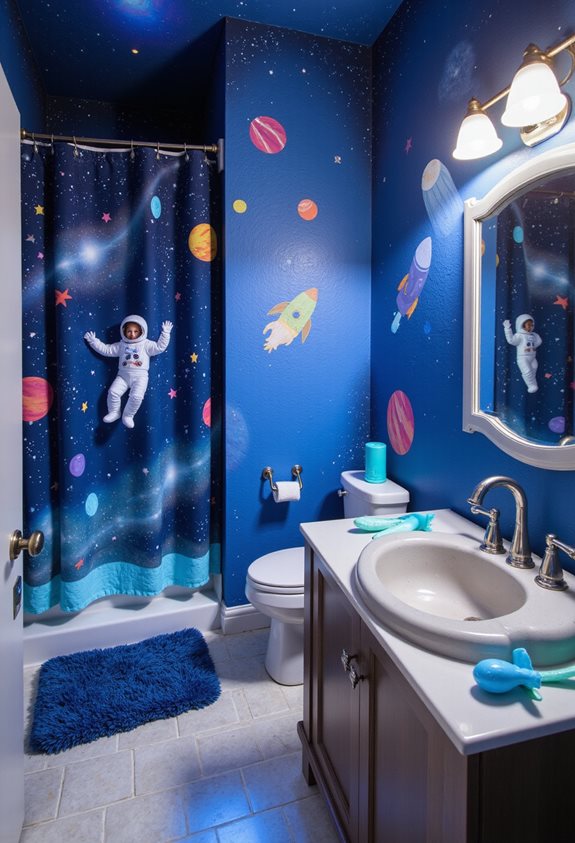 une aventure cosmique dans la salle de bain vous attend