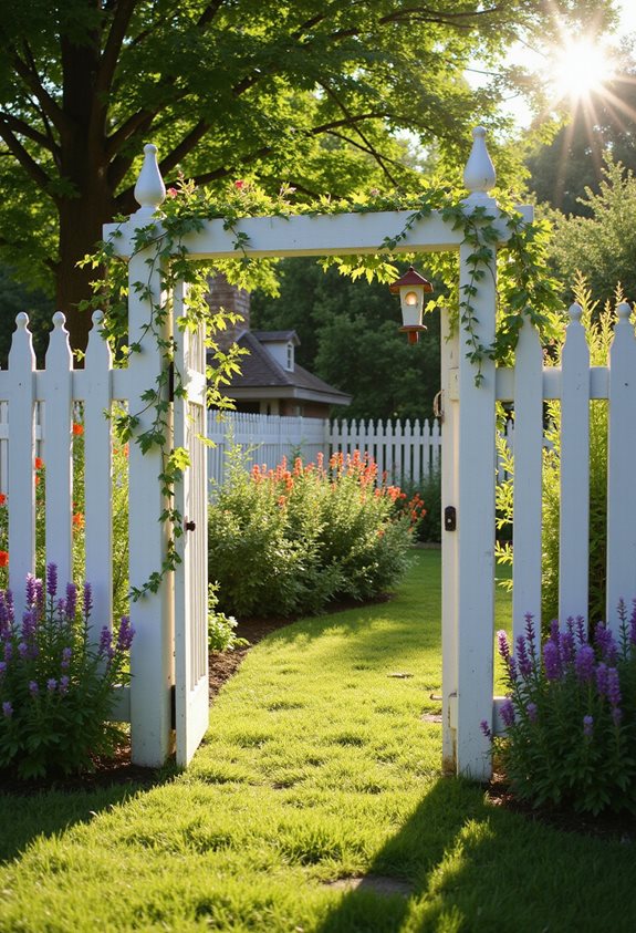 confortable charmant clôture en picket