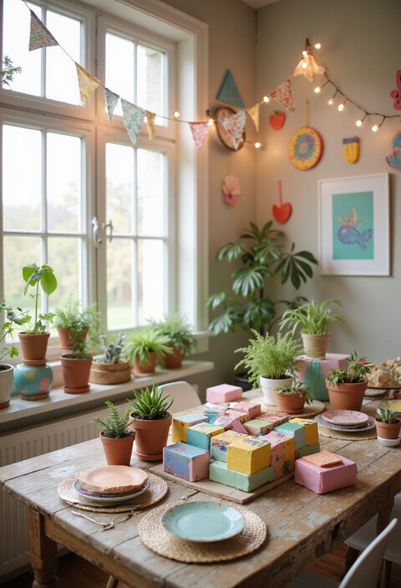 bricolages créatifs pour une baby shower