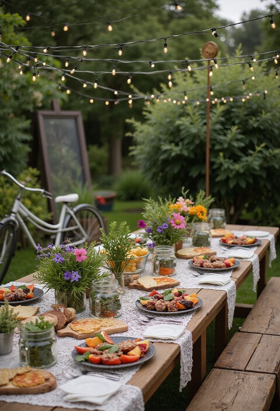 idées de stations de nourriture créatives