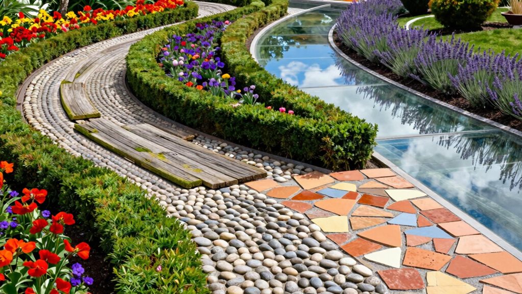 idées créatives de bordure de jardin