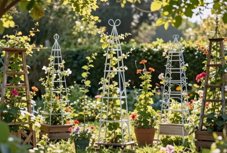 idées de treillis de jardin DIY