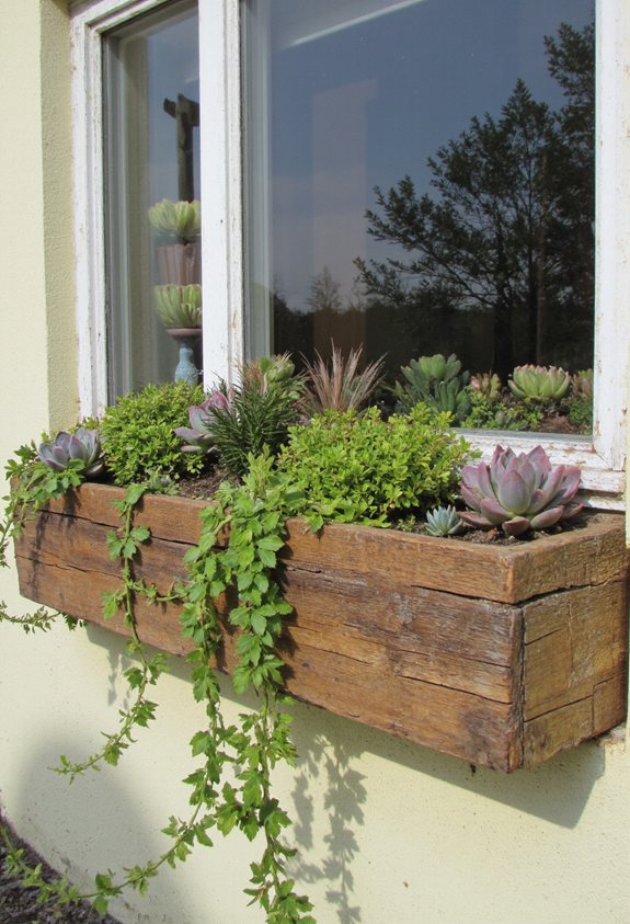 jardinières en bois récupéré bricolage