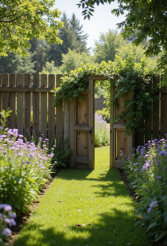 projet de clôture rustique DIY