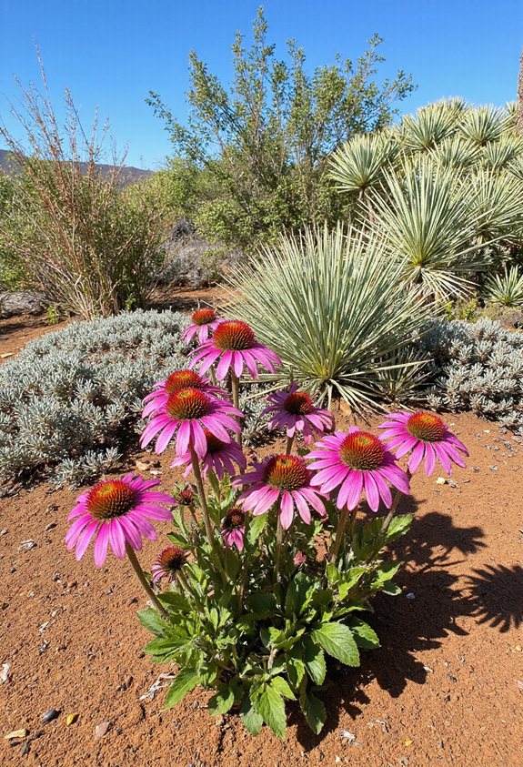 tolérant à la sécheresse fleurs vibrantes