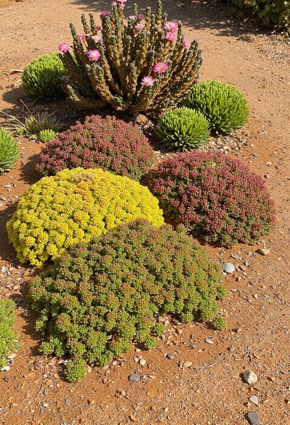 plante succulente vibrante tolérante à la sécheresse