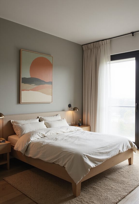 mur d'accent chaleureux et terreux