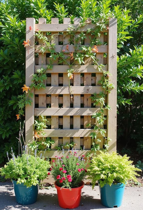 treillis de jardin écologique