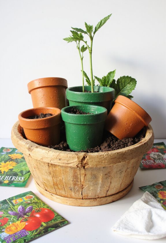 pots de démarrage de semences écologiques