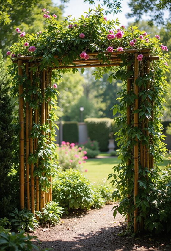 treillis en bambou écologique et élégant