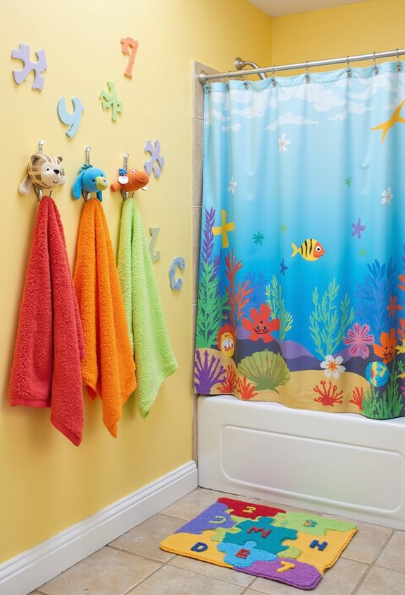 les loisirs éducatifs dans les salles de bains