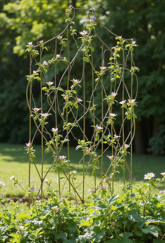 treillis de jardin moderne et élégant