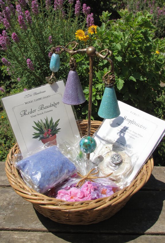 jardins enchanteurs et des carillons de brise