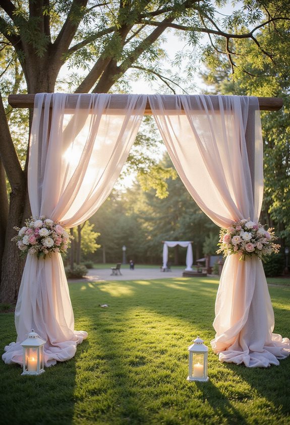 drapé éthéré pour les jardins