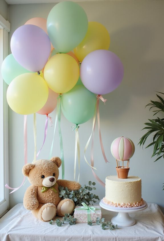 idées d'affichage de ballons festifs