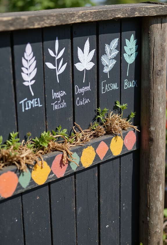 enseblanche tableau flexible jardin panneaux signalétique