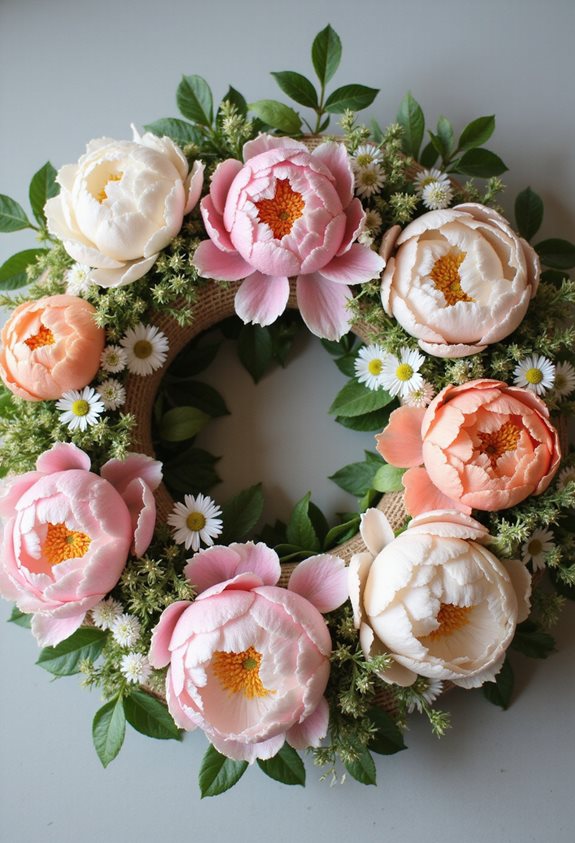 couronnes florales pour un charme unique