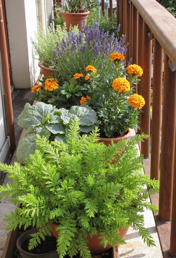 herbes fraîches balcon balcon herbes fraîches