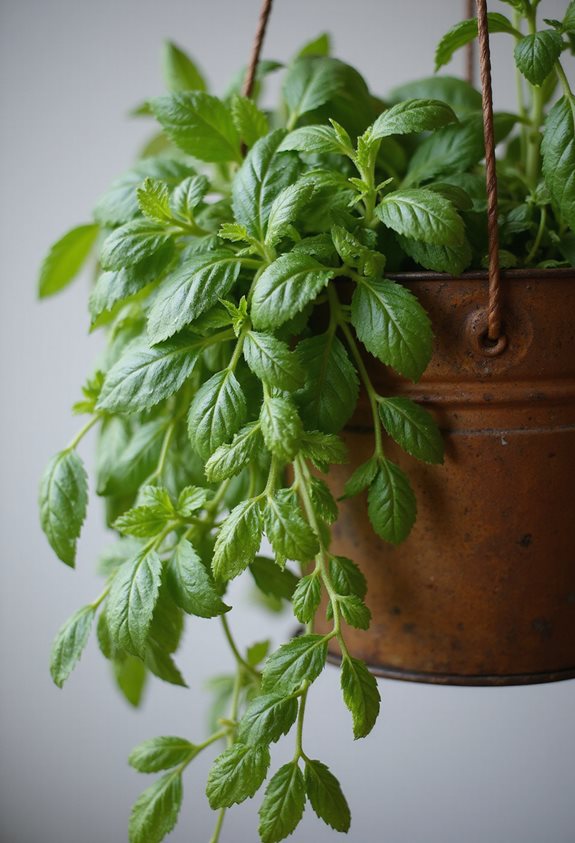 seauseau de jardin recyclé suspendu