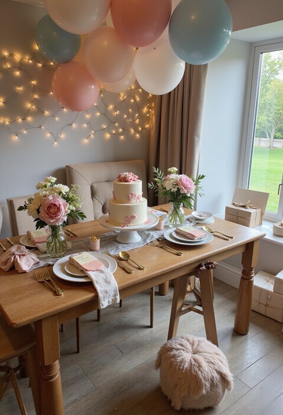 activités de baby shower en intérieur