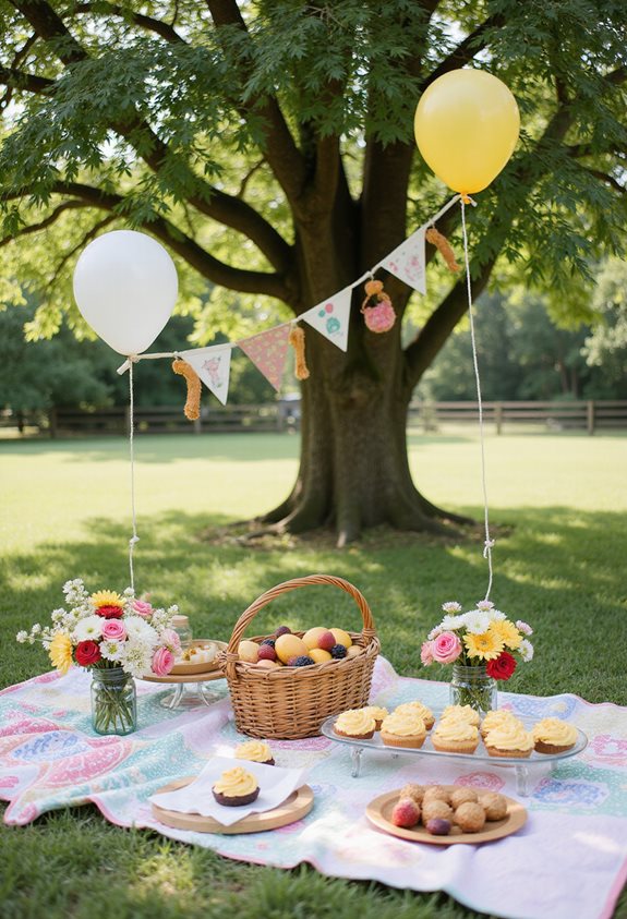 atmosphère de célébration joyeuse de pique-nique