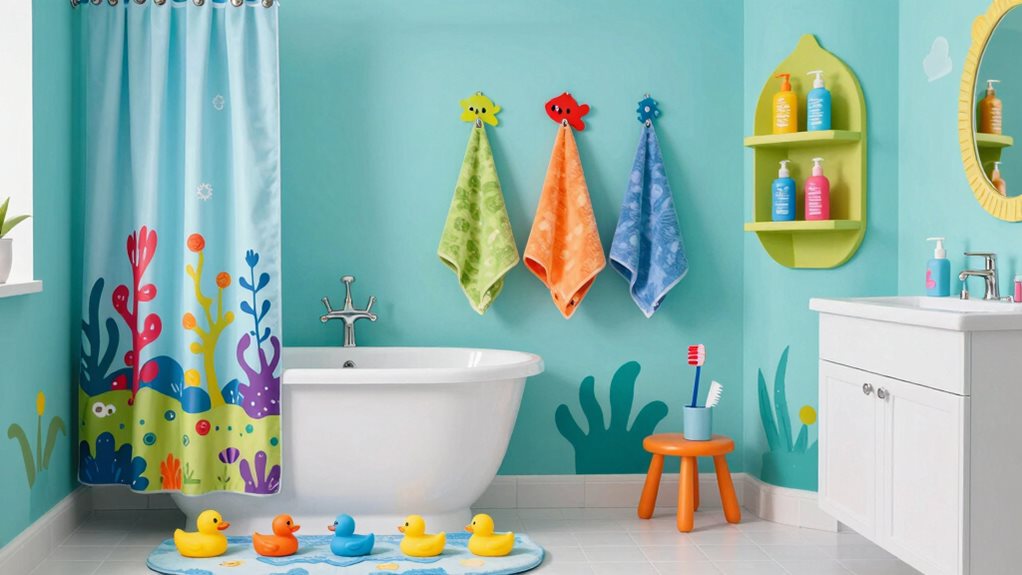 idées de décoration de salle de bain pour enfants