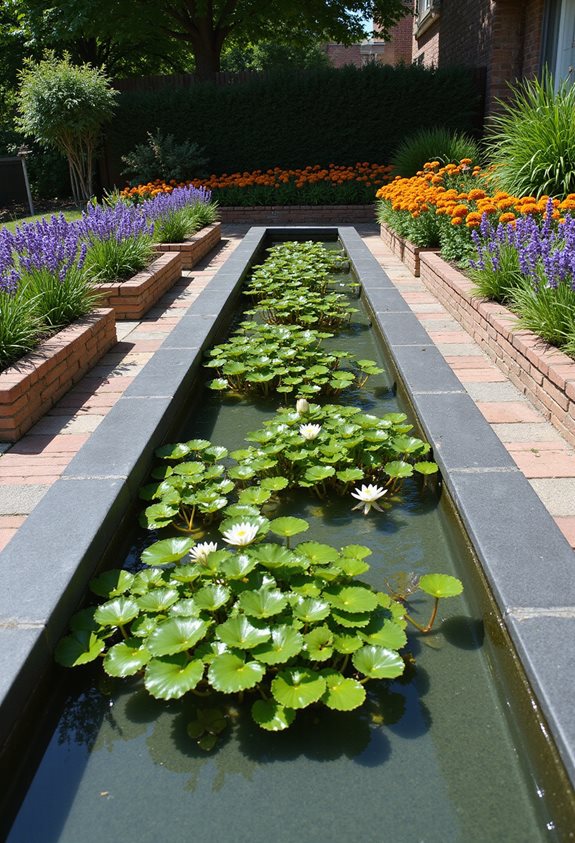 jardin d'oasis d'eau vivante