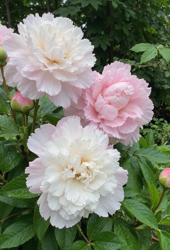 ambiance de jardin romantique et luxueuse