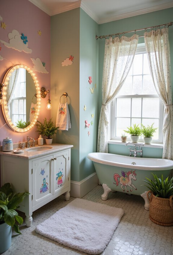 salle de bain de conte de fées magique