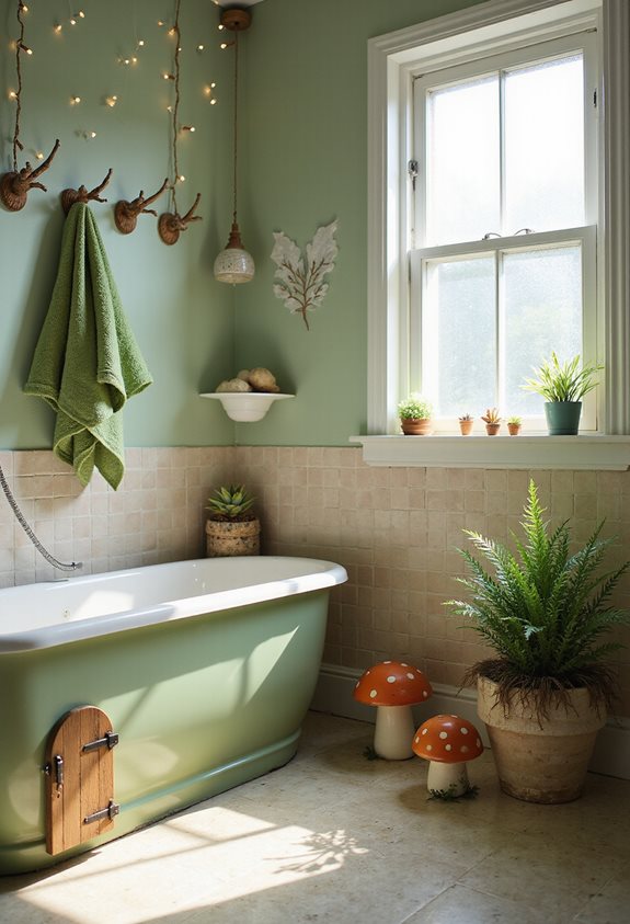 décor de salle de bain sur le thème des fées magiques