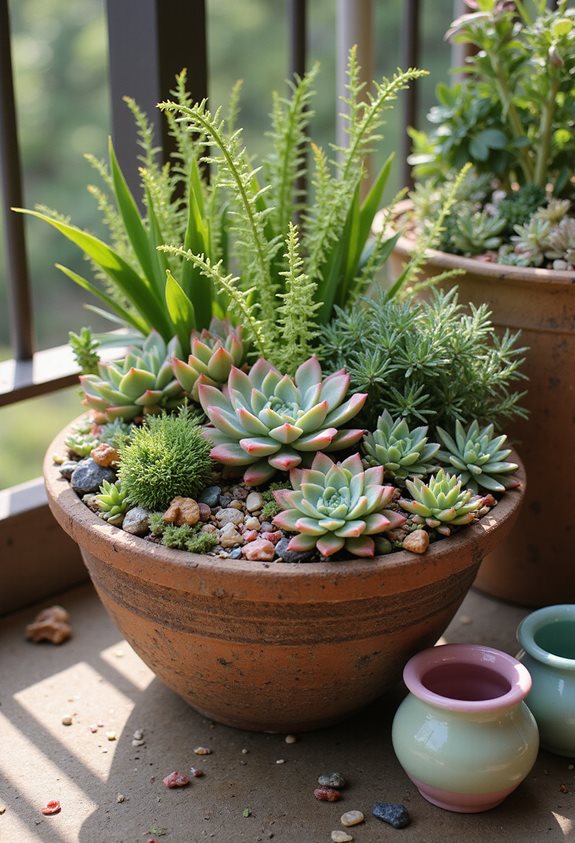 collection de succulentes magiques à entretien minimal