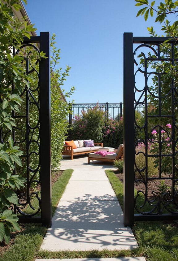 fences modernes, élégants et durables