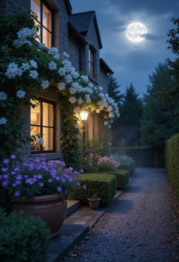 théâtre de jardin au clair de lune